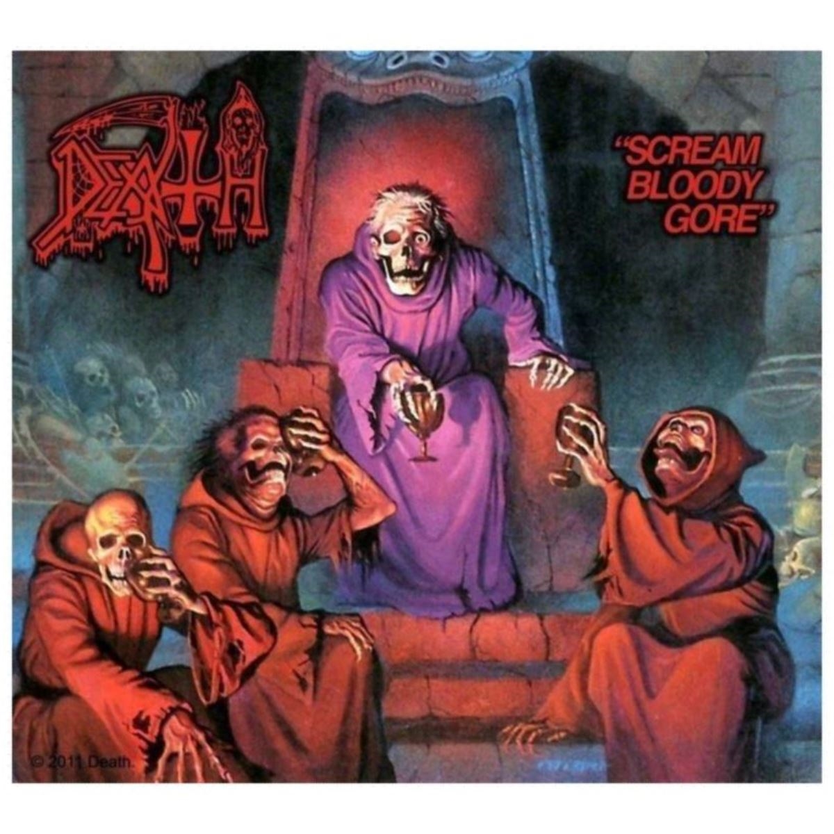 Death - Scream Bloody Gore<br /><br />Lehet, hogy sok hasonló lemez volt már előtte, de a Scream Bloody Gore akkor is egy stílusteremtő death metal dalcsokor. Igaz, a későbbiekben lesz ez még jobb is Chuck Schuldineréktől, de ezt a lemezt sem tagadná meg senki, ha épp a saját tollából került volna a napvilágra.