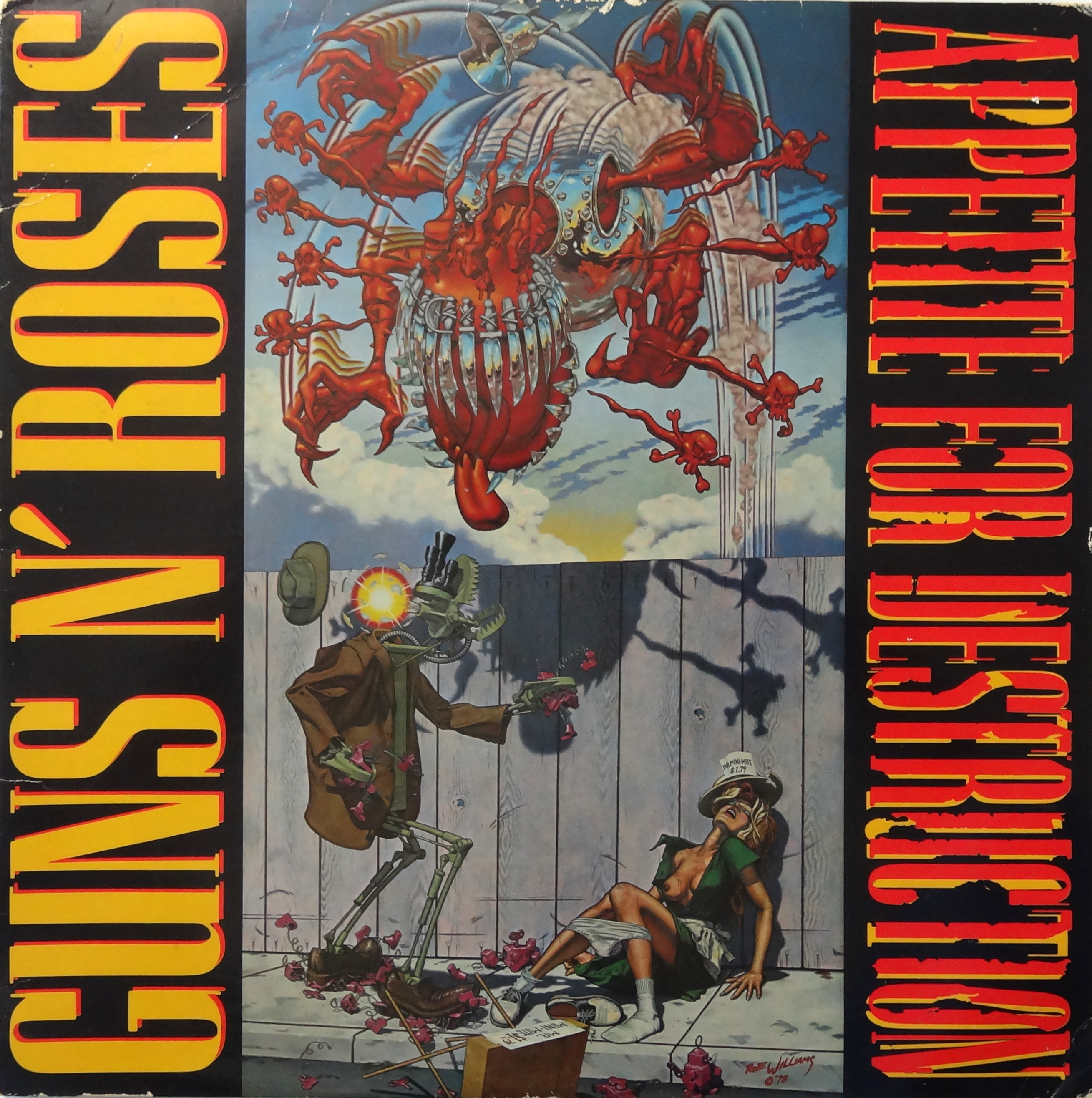 Guns N‘ Roses - Appetite for Destruction<br /><br />Mi újat lehet mondani egy olyan szó szerint klasszikusokkal teli, méltán ismert anyagról, mint az Appetite for Destruction? Minden idők egyik legsikeresebb debütlemeze még ma is odakarcol, nem csoda, hogy a Guns azóta is ezeknek a daloknak (jó, meg még a két UYI lemeznek) a farvizein evezve tölti meg az arénákat.