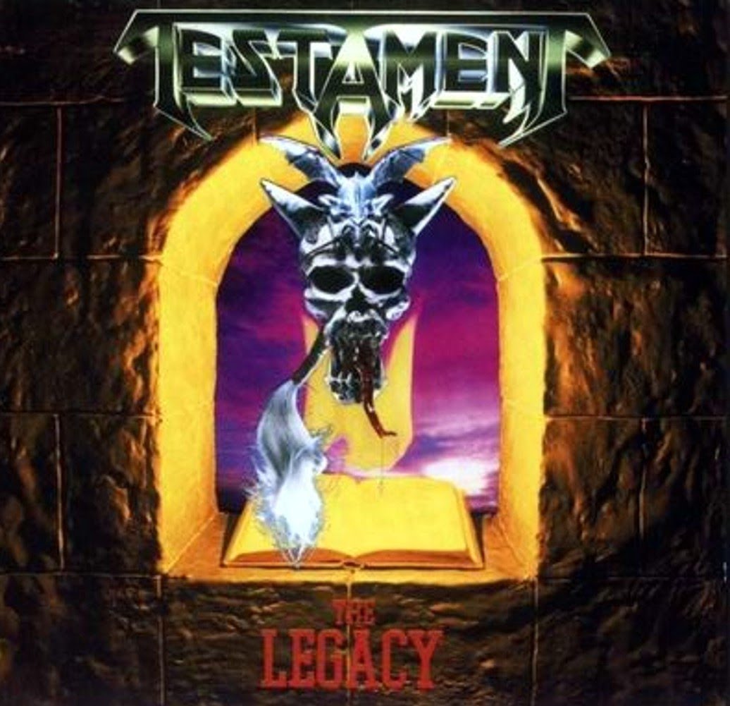Testament - The Legacy<br /><br />A nem éppen szerény című Testament debütlemez egyből megmutatta, hogy Alex Skolnickék nem feltétlen viccelődni terveztek az akkor még bimbózó karrierjük elején. Azóta elő-előkerülnek tételek a korongról a bulikon, hiába született már az évek alatt nem egy örökérvényű az urak tollából.