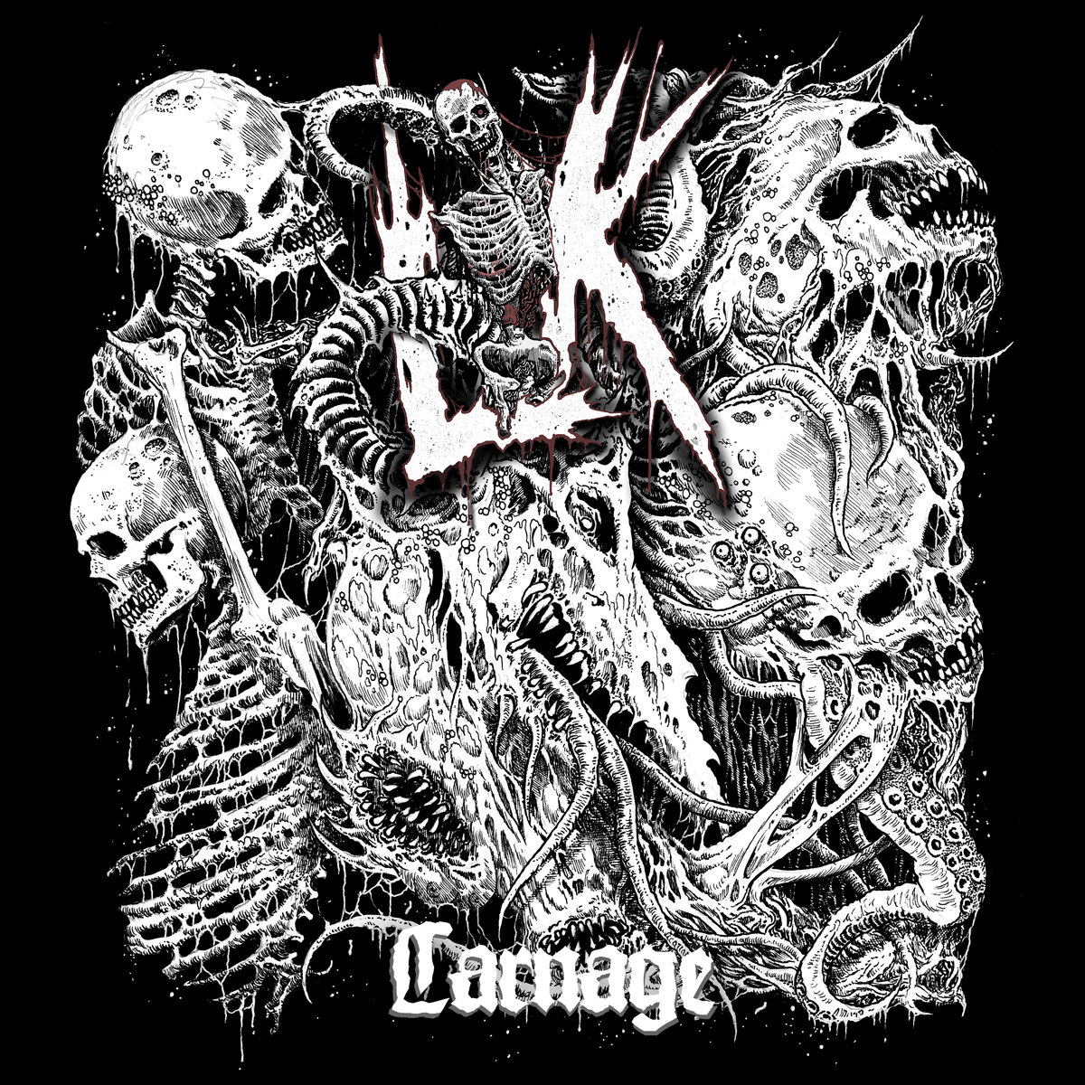 15. LIK - Carnage (11 pont)<br /><br />Száraz, pusztító, dögszagú death metal a maga legjobbjából. Ha esetleg elszabadulnának a zombik, csak nyomjátok be a Carnage-et a lejátszóba és irány a nagyvilág, lehet hentelni!