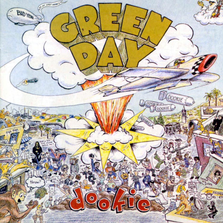 Green Day, ‘Dookie‘ (1994) - 10 millió<br /><br />Június 18, Aréna! - ez volt a reklám helye. A Green Day Dookieja egy igazi pop-punk alapvetés, a Basket Case pedig az egyik legkerekebb ilyen stílusú dal az egész földkerekségen. Pont. Nyilván azért vannak itt még jóféle dalocskák, például a Longview, vagy a When I Come Around.