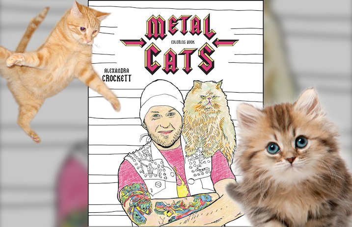 Metal-cica kifestő