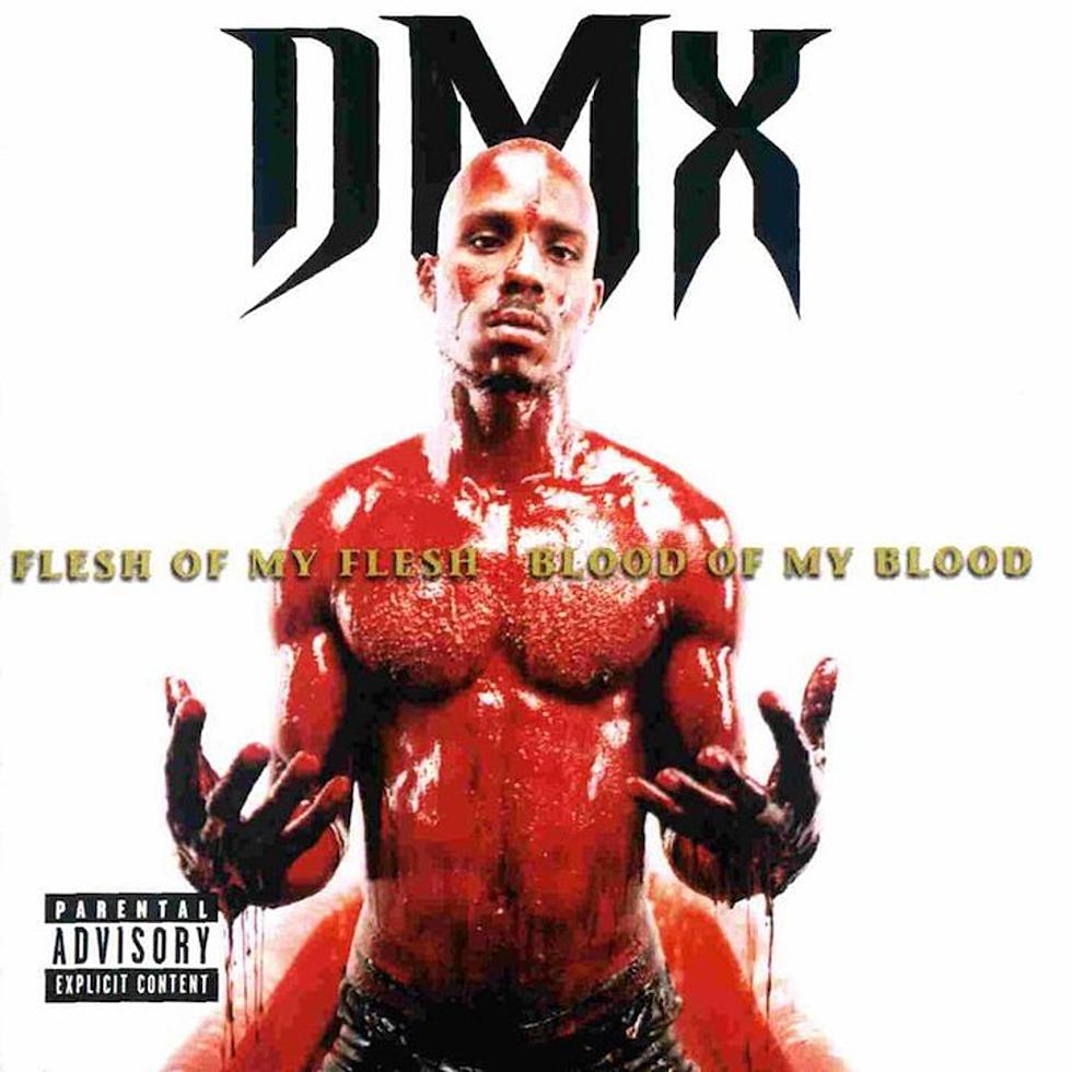 DMX - Flesh of My Flesh, Blood of My Blood<br /><br />Ez a korong annyira nem metal, hogy egyenesen rap. Viszont van itt ‘villás‘ betűstílus, vérben áztatott szómester, egy közös dal Marilyn Mansonnal, szóval... Optikailag majdnem.