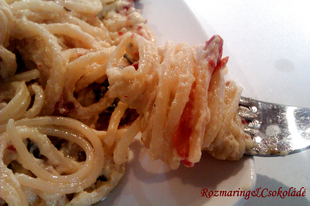 Mascarpone-s spagetti