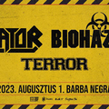 KREATOR / BIOHAZARD - Közös headliner buli a Barba Negrában