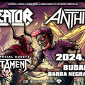 KREATOR/ANTHRAX - A jegyek 75%-a elfogyott