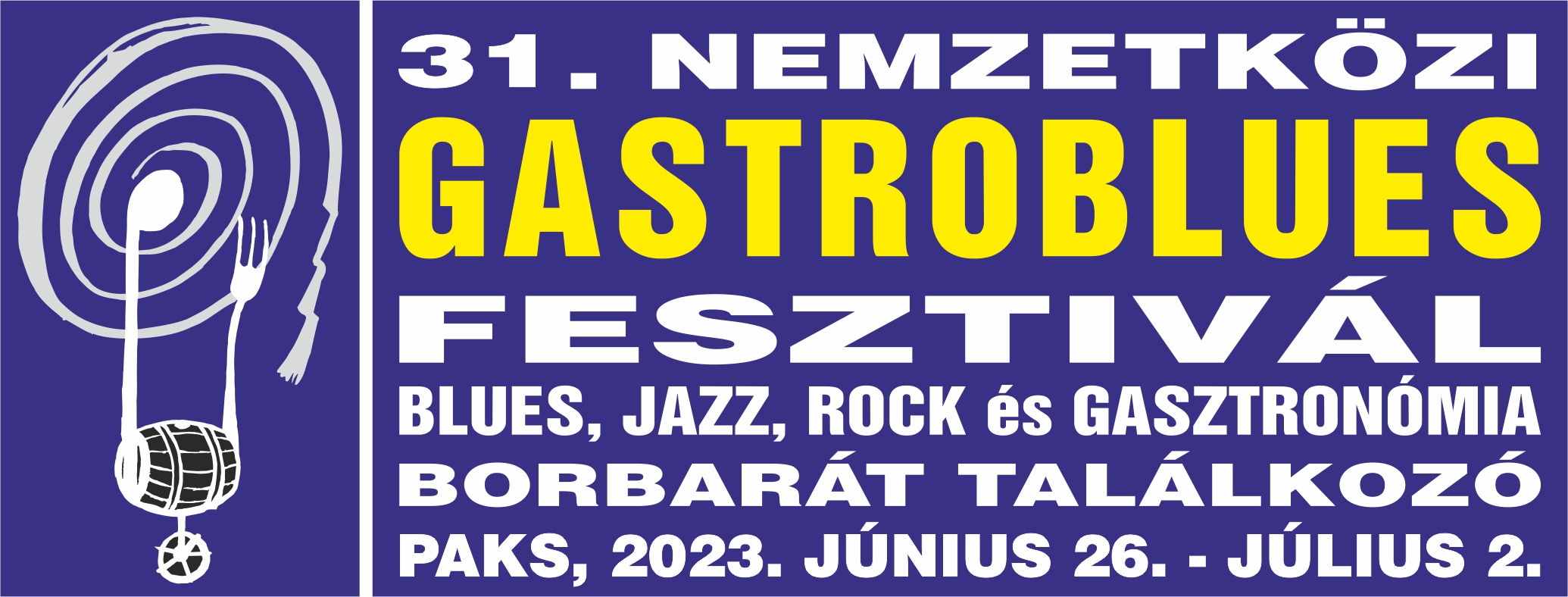 GASTROBLUES – 31. alkalommal rendezik meg a legendás paksi bluesfesztivált