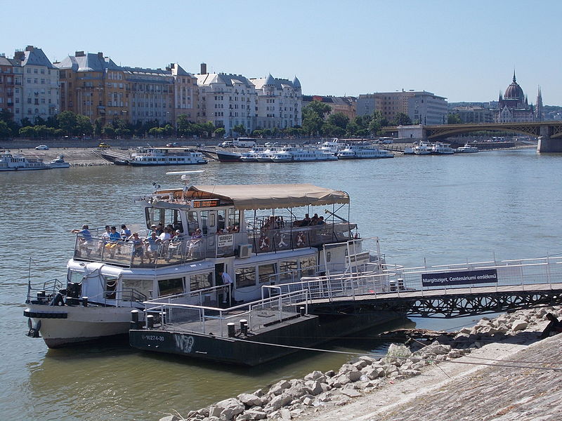 _centenariumi_emlekmu_ship_station_at_back_pest_s_bridgehead_of_margaret_bridge_margaret_island_budapest_hungary.JPG