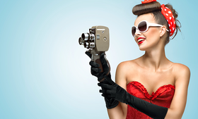 Pin-up girls may be glamour models, fashion models or actresses