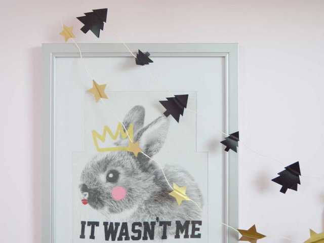 Karácsonyi hangulatú füzér, ami pikk-pakk elkészül