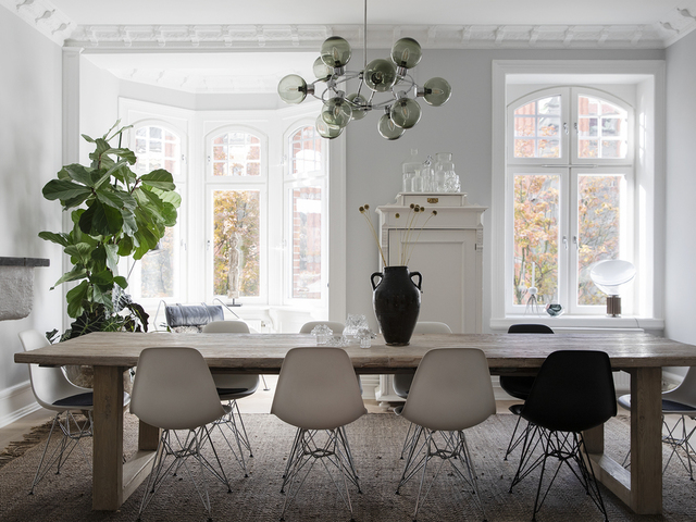 Egy klasszikus, svéd polgári lakás, amit sosem lehet megunni