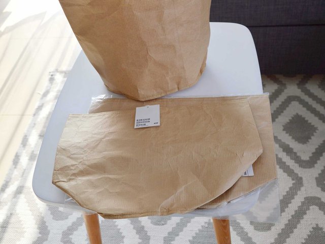 Készíts olcsó papírzsákból menő tárolót!