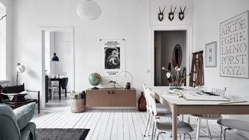 Másfél szobás svéd lakás egy 119 éves házban
