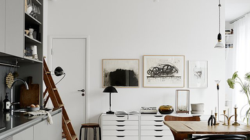 Egy svéd lakás, amit egy enteriőr stylist varázsolt különlegessé