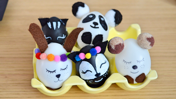A legcukibb állatkás húsvéti tojások