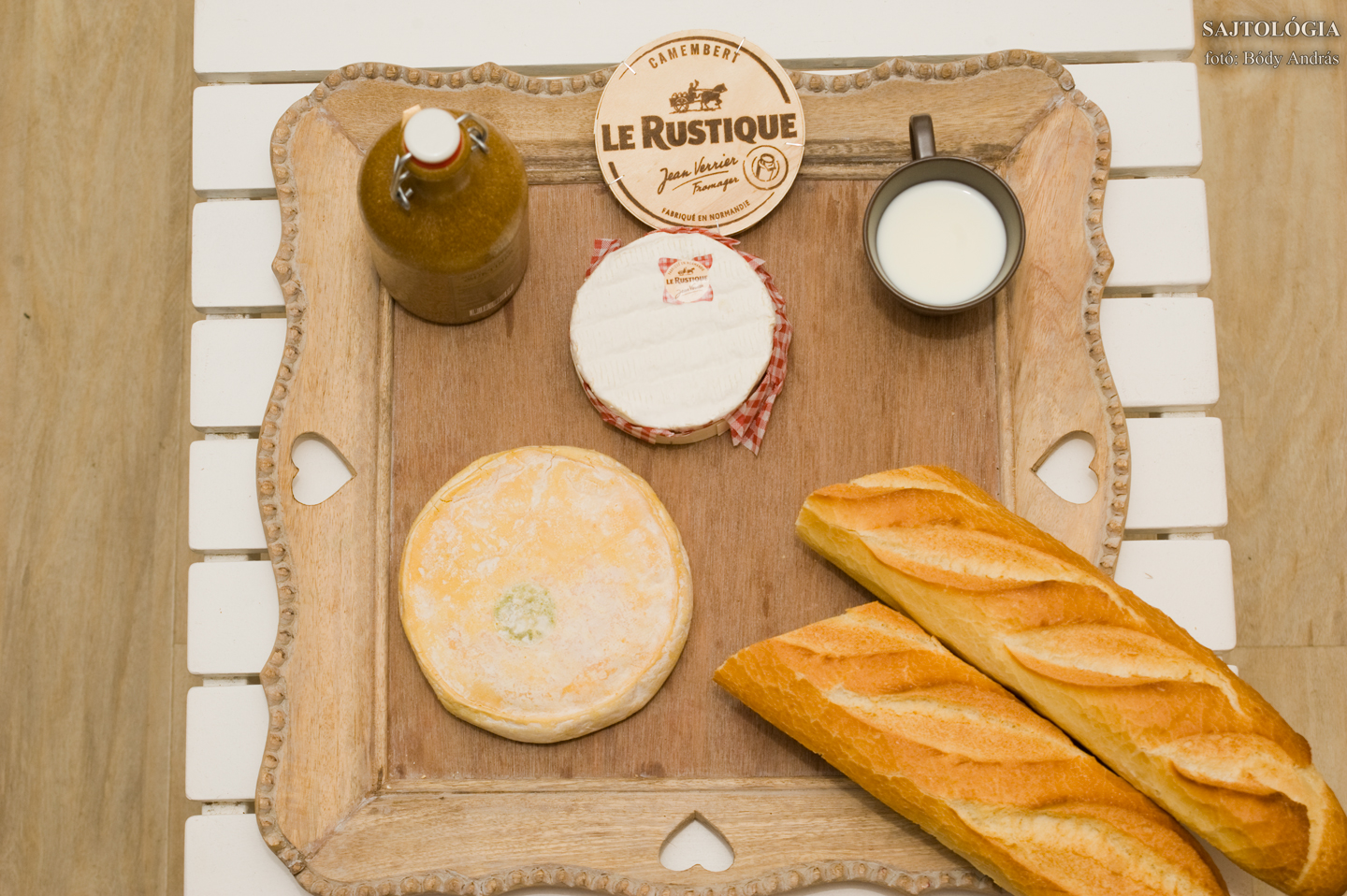 Le Rustique Camembert és Reblochon de Savoie - kibontva