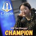 Végeredménnyel - Congratulations to GM Tan Zhongyi, the 2024 Cairns Cup Champion! -  Cairns Cup 2024-06-13 - 22