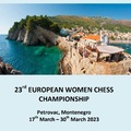 LIVE! - 13:00 -  23rd European Women Championship -  18-29 March - Petrovac, Montenegro - A rajtlista 47. Lázárné Vajda Szidónia (Élő: 2294) Eredménye: 5/10