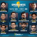 LIVE! - 19:00 - Videók - Speed Chess Championship 2022-11-21 - 12-16 - Férfiak, Nők - Mai menü: Ian Nepomniachtchi vs. Maxime Vachier-Lagrave, Carlsen - Gukesh december 6