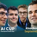 LIVE! - 17:50 - Champions Chess Tour - AI Cup - 2023-09-25 - 29 - Mai menü: Carlsen - Nakamura