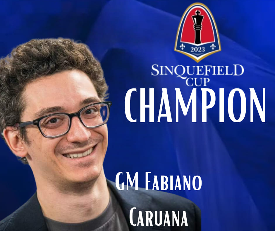 Fabiano Caruana wins 2023 Sinquefield Cup