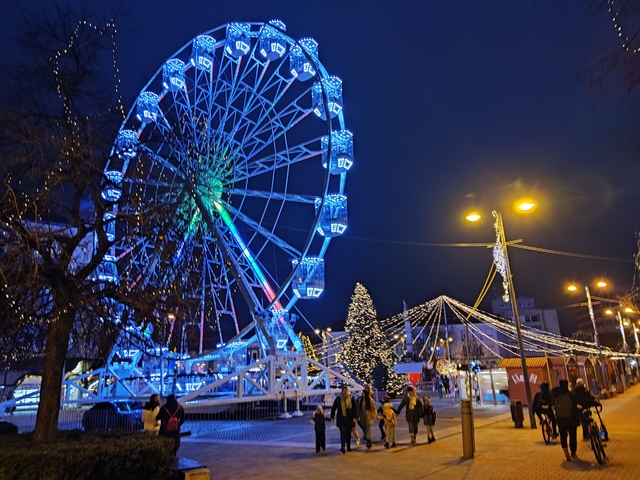 Karácsonyi Szombathely by night