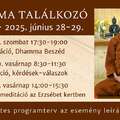 Dhamma Találkozó Tiszteletreméltó Gambhíró Bhikkhuval Sopronban