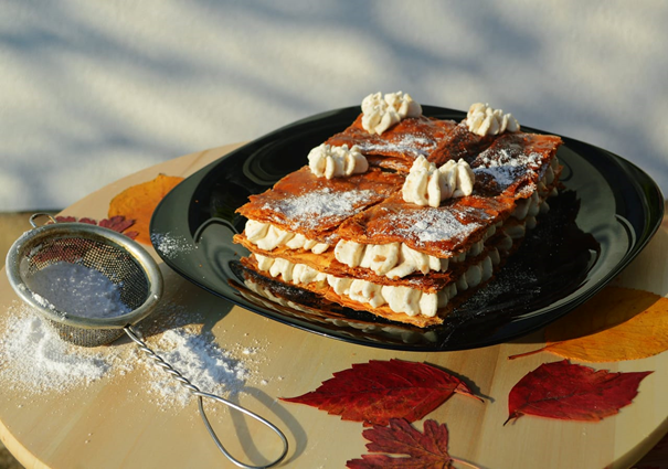 Gesztenyés mille feuille