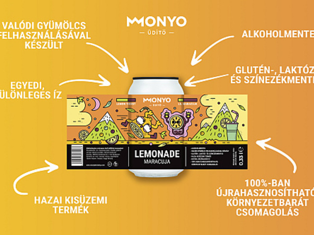 Üdítőben is MONYO!
