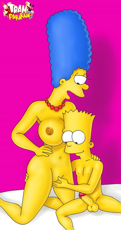 Simpsons-marge Having Fun.