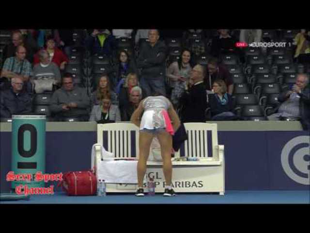 Andrea Petkovic sexy bend over 2017 - Sexy Tennis Player - Андреа Петковић, Petković