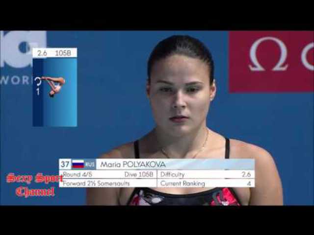 Kazan2015 Maria Polyakova 1m prelim - Sexy Sport 2017