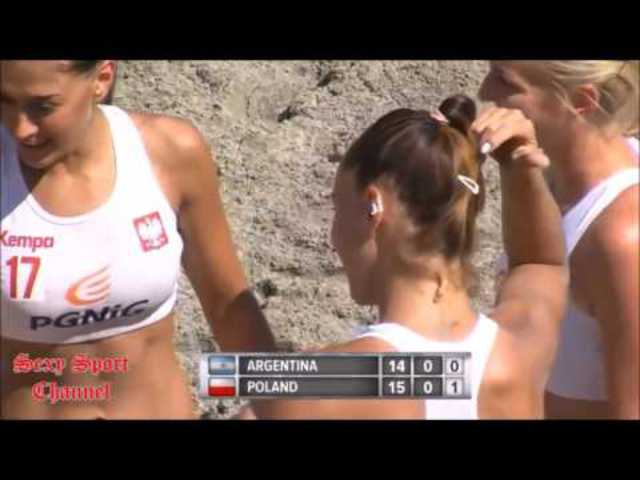 Sexy Handball 2017 - Argentina vs Poland beach handball highlights