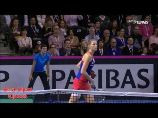 Kristina Mladenovic sexy injury timeout - Hot, Sexy Tennis Player 2017 - Кристина Младеновић