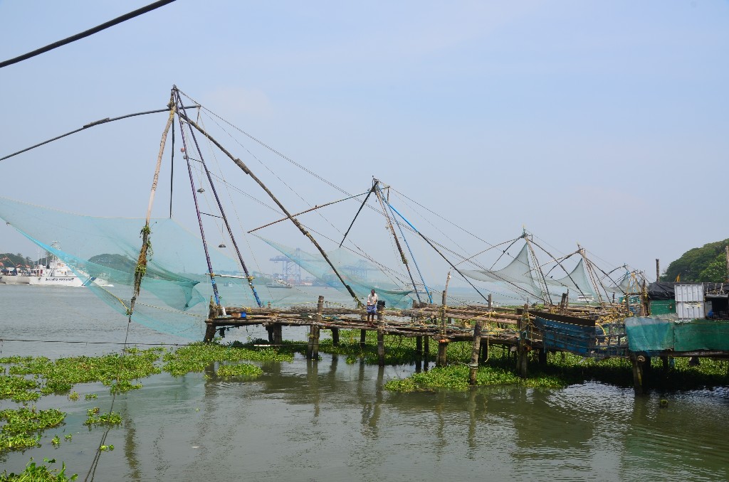 Kochi: kínai halászhálók 