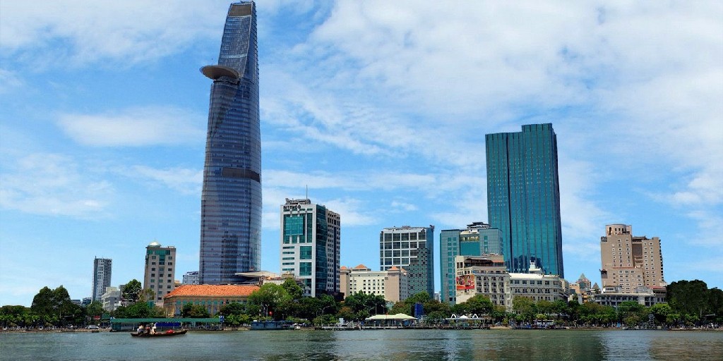 Bitexco Financial Tower: 262.5 m magas<br />Saigon Skydeck kilátóját 2011-ben nyitották meg