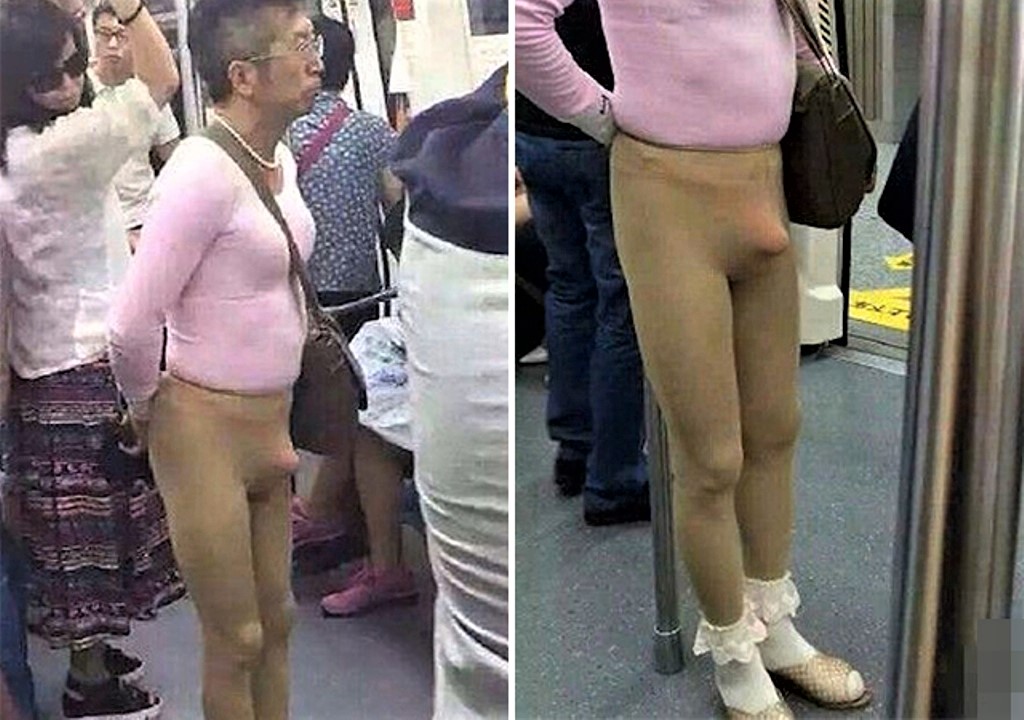 ez egy orult akit a metroban lefenykepeztek, aztan masnap kikerult a Shanghaiist oldalara.<br />kep a netrol, nem sajat.