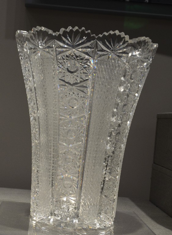 ólomkristály váza, Csehszlovákia ajándéka