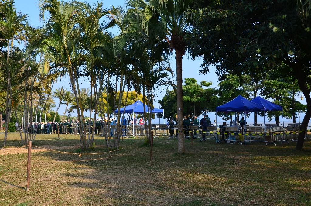 A park dolgozóit külön helyen tesztelik a munkanap végén.