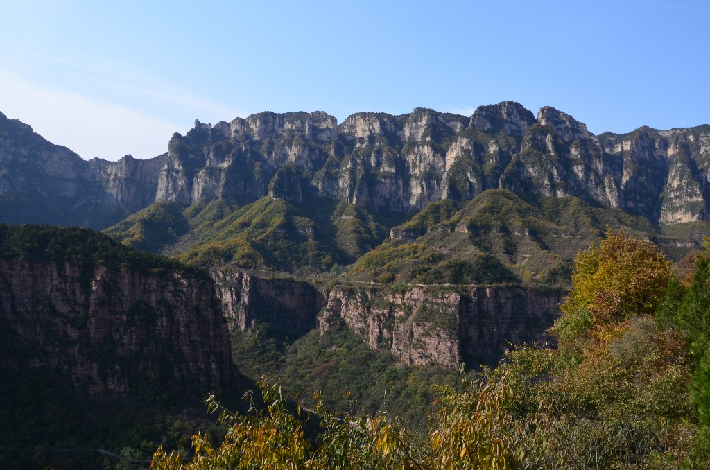 Guoliang és Nanping között is festői a táj 