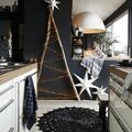 Karácsonyi dekor: jöhet a fekete és a DIY!
