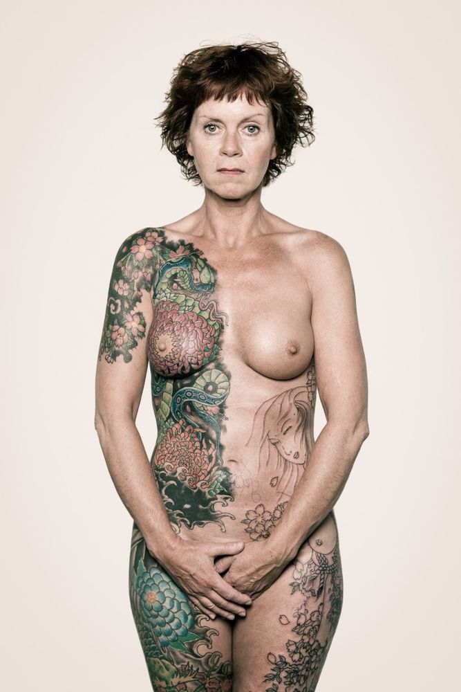 Trudy: Saját bevallása szerint tetoválásai annyira a részévé váltak már, hogy ő észre sem veszi őket.