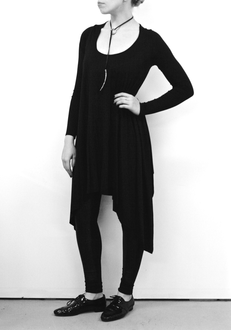 LONGSLEEVE DRAPE TUNIC