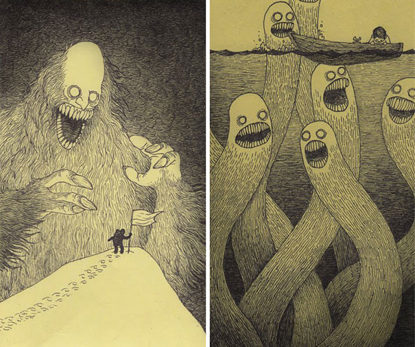 creepy-monsters-sticky-notes-drawings-don-kenn-2.jpg