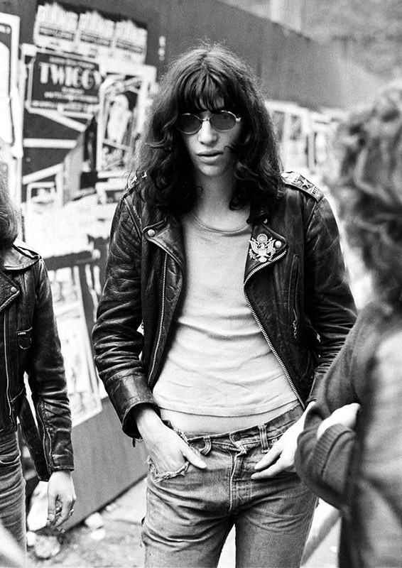 Joey Ramone - Ramones, 1977. Ian Dickson/REX USA