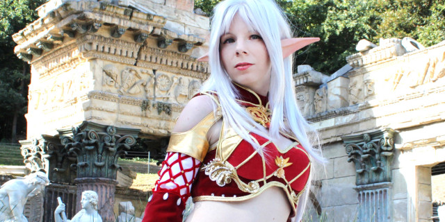 Karakter: Elf (in nightmare Robe)<br />Forrás: Lineage II<br />Modell & Cosplay: Yuriko<br />Fotós: Dunkleengel<br />Helyszín: Bécs<br />cosplay.hu