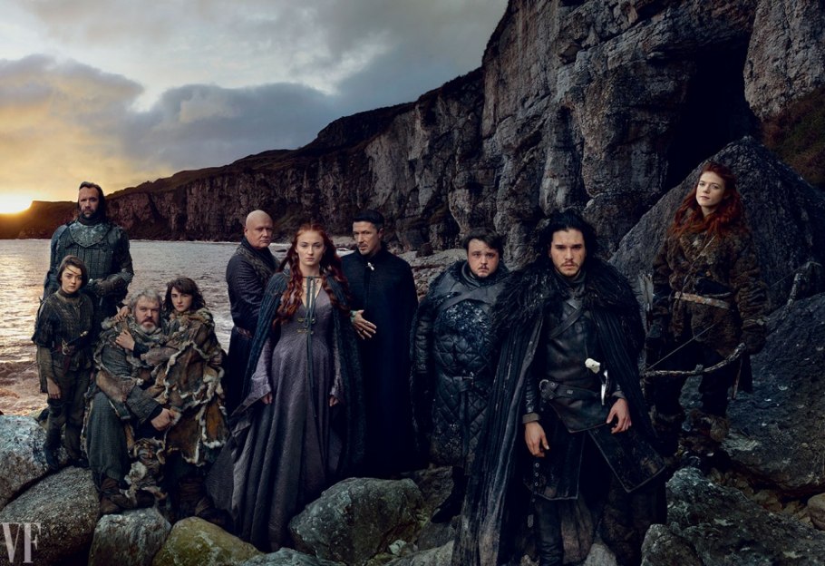 Maisie Williams, Rory McCann, Kristian Nairn, Isaac Hempstead-Wright, Conleth Hill, Sophie Turner, Aidan Gillen, John Bradley, Kit Harington, és Rose Leslie.