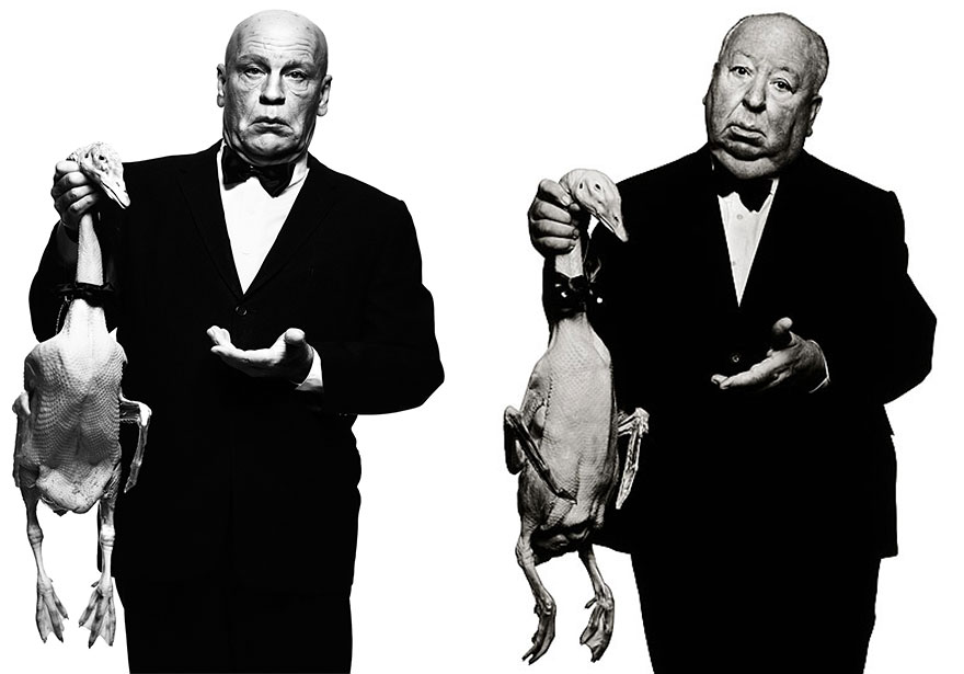 Sandro Miller, Albert Watson / Alfred Hitchcock with Goose (1973), 2014