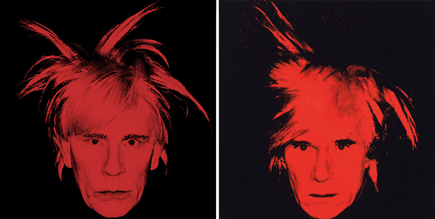 Sandro Miller, Andy Warhol / Self Portrait (Fright Wig) (1986), 2014<br />