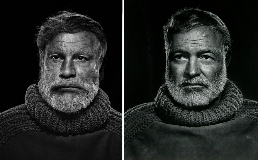 Sandro Miller, Yousuf Karsh / Ernest Hemingway (1957), 2014&lt;br /&gt;